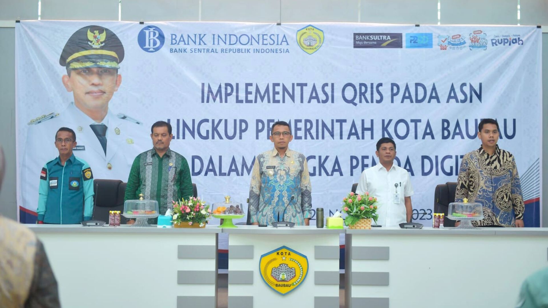 Bank Sultra Dukung Pemkot Baubau Implementasikan Qris